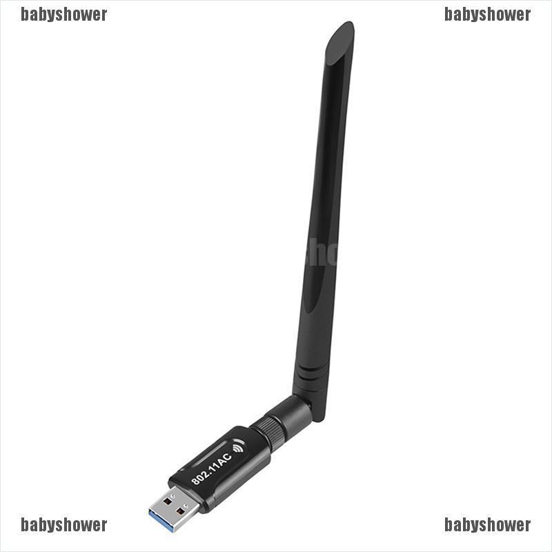 Usb Wifi Không Dây 1200mbps Có Ăng Ten 2.4g / 5g 802.11ac | BigBuy360 - bigbuy360.vn