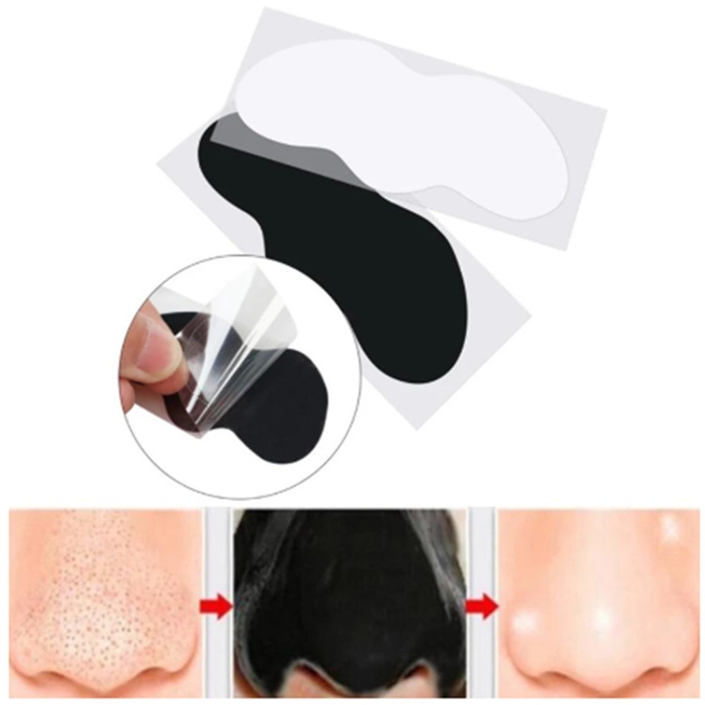 Bộ 10 Mặt Nạ Lột Mụn Đầu Đen Thu Nhỏ Lỗ Chân Lông Chăm Sóc Da Mũi