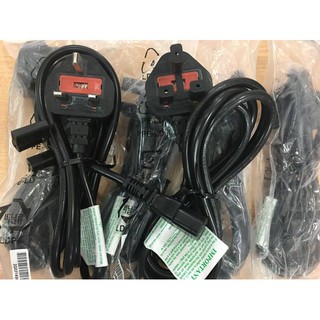Dây nguồn 3 chấu UK 10A, 250V, 3 x 0.75mm2, dài 1,5M chính hãng Zin PC HP