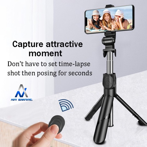 Gậy Chụp Ảnh Tự Sướng Đa Năng XT 02 Có Bluetooth , Selfie ,Livestream