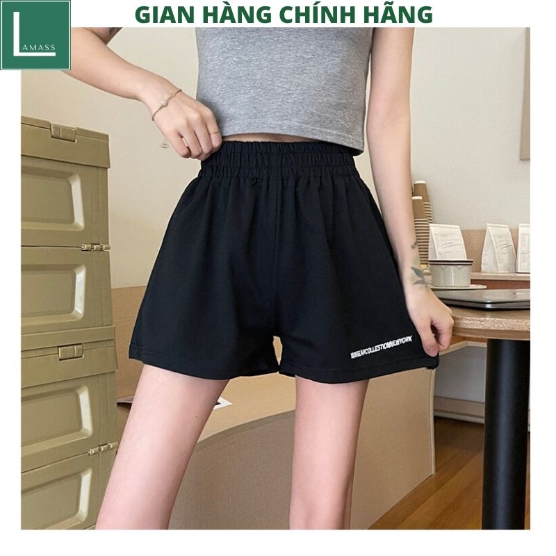Quần short đùi nữ in chữ gấu kiểu dáng thể thao unisex nam nữ đều mặc dc ulzzang chất cottong mặc mát mùa hè -LAMASS