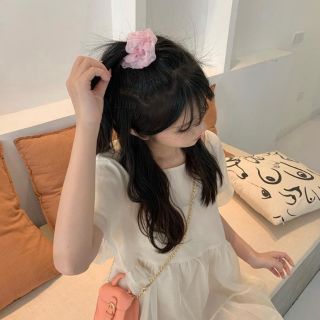 (Hình thật) Cột tóc buộc tóc Cherry Scrunchies