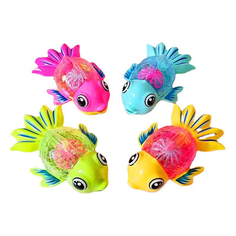 Lồng đèn trung thu cho bé đèn lồng cá chép vàng phát sáng có nhạc và di chuyển