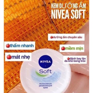 Kem dưỡng ẩm Nivea Soft 200ml