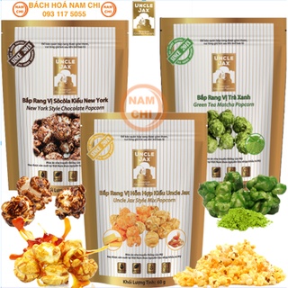 Bắp rang bơ uncle jax american popcorn caramel phô mai trà xanh socola bắp nổ kiểu mỹ ăn cực ngon