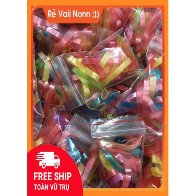 (Được Mua Nhiều) Chun Buộc Tóc Siêu Dai Chỉ 1k