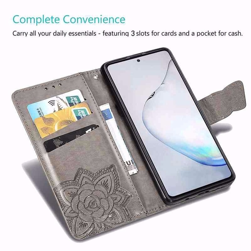 Bao Da Điện Thoại In Hoa Và Bướm Sang Trọng Cho Samsung Note 10 Plus Lite 9 8 S8 S9 Plus S7 Edge Note10 Note9 Note8 | BigBuy360 - bigbuy360.vn