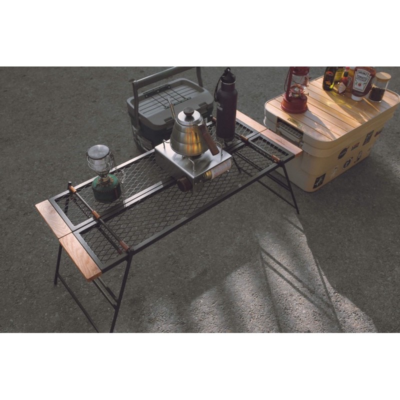 Bàn dã ngoại sắt lắp ráp Camping Enjoy Nature | BigBuy360 - bigbuy360.vn