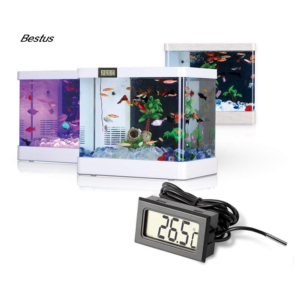 Nhiệt Kế Kỹ Thuật Số LCD Chống Thấm Nước Cho Tủ Lạnh / Xe Hơi / Bể Cá