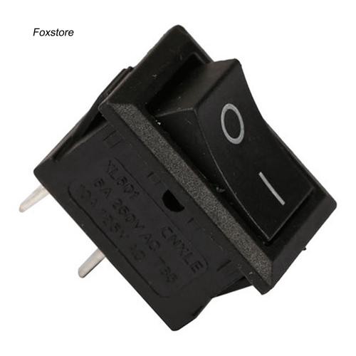 Bộ 20 công tắc bật tắt màu đen fxte _ 2Pin 6A 250V cho tàu thuyền