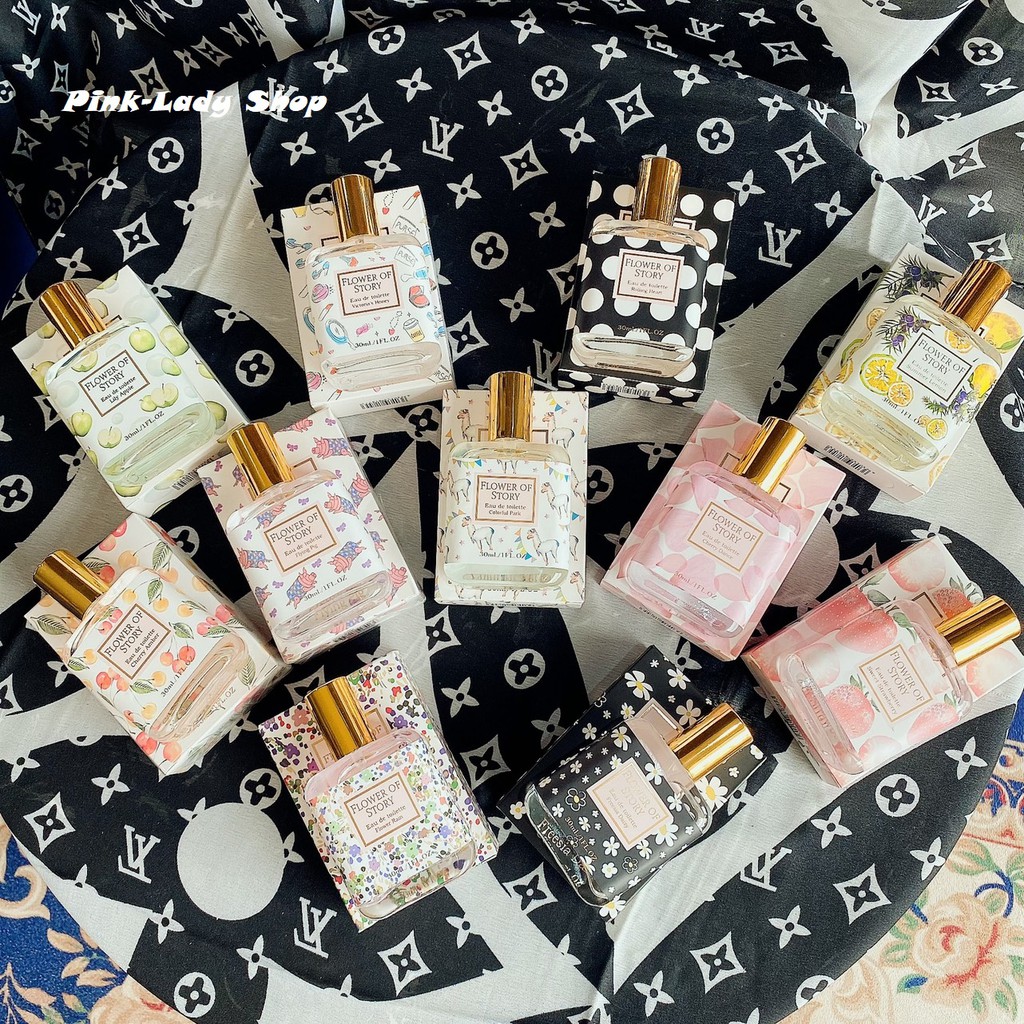 Nước Hoa Xịt Thơm Toàn Thân FLOWER OF STORY 30ML (12 Mùi) | Thế Giới Skin Care