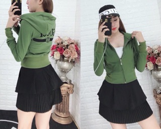 Áo khoác lửng thêu 