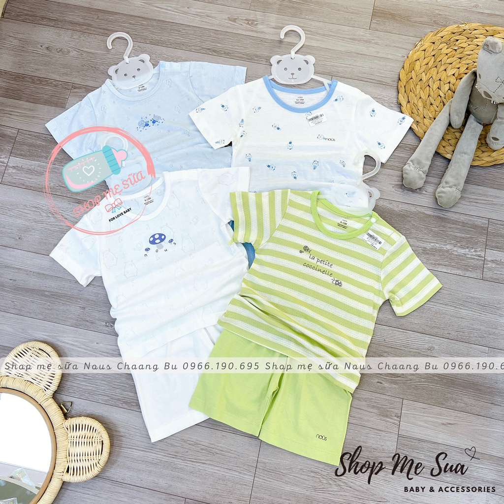 NOUS bộ cộc cài vai chất liệu petit cho bé từ 12M-24M