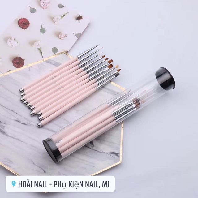 Set cọ Nhật Dingxi ( set 10c kèm hộp)