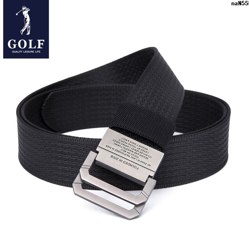 Dây Nịt Vải Bạt Hai Khóa Cài Thời Trang Nam Thanh Lịch Chơi GOLF