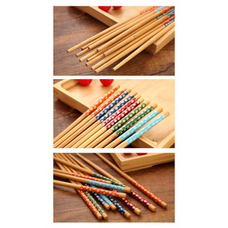 Đôi Đũa Tre Mẫu Hoa Xuất Nhật