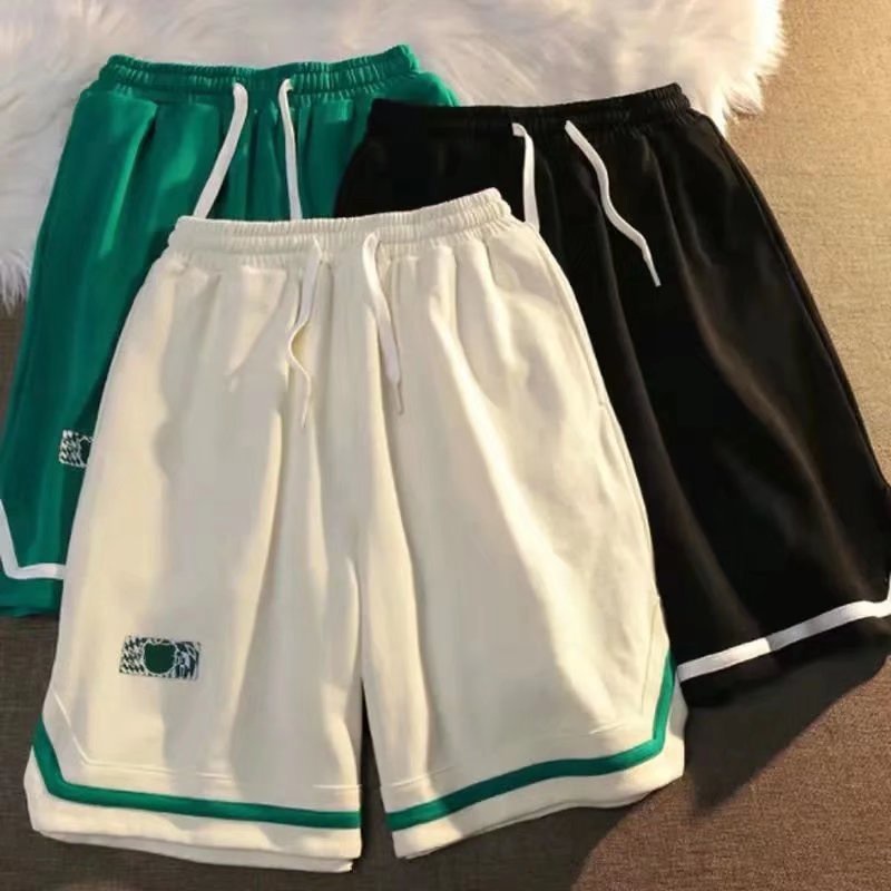 Quần Short Thể Thao Lưng Cao Ống Rộng Phong Cách harajuku Mùa Hè 3 Màu Tùy Chọn Size s-3xl Cho Nam