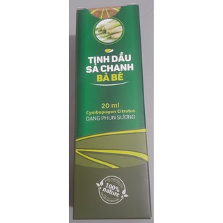 Tinh dầu sả chanh bà bé nguyên chất 100%- lọ 20ml