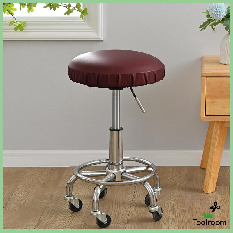 Vỏ Bọc Ghế Ngồi Bằng Da PU Co Giãn Chống Nước Chống Bụi Cho Quán Bar 14-18inch