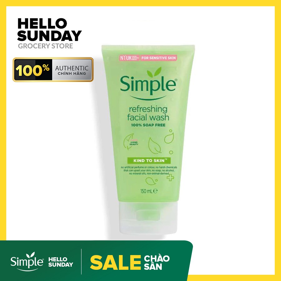 Combo Simple Chăm Sóc Da Nhẹ Dịu: Tẩy Trang + Sữa Rửa Mặt + Nước Hoa Hồng | BigBuy360 - bigbuy360.vn