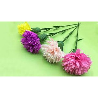 Cuôn giấy nhún/nhăn cao cấp làm hoa