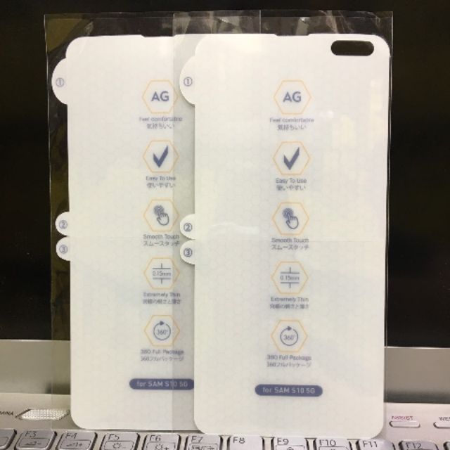 Dán PPF nhám AG chống bám vân tay cho galaxy S10 5G mặt trước và mặt lưng