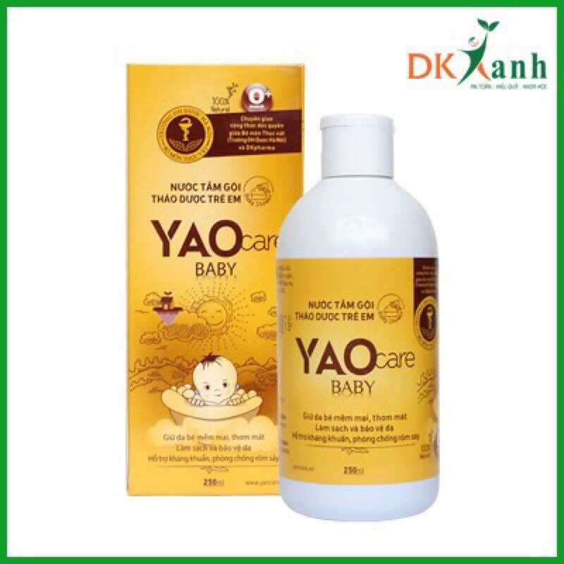 Sữa tắm gội thảo dược cho bé YAOcare Baby chai 250ml