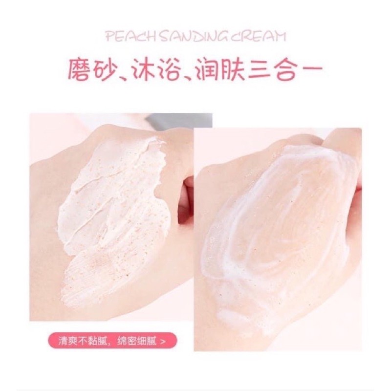 Tẩy Da Chết Body Đào Heyxi Peach 200g