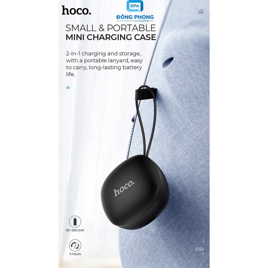 Tai nghe Bluetooth Mini Hoco E50 Cảm Ứng Chạm Chính Hãng