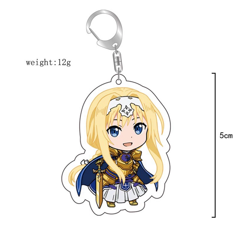 Tmdbyx Móc Khóa Hình Sword Art Online Kirito Asuna Yuuki Asuna Asada Shino Q