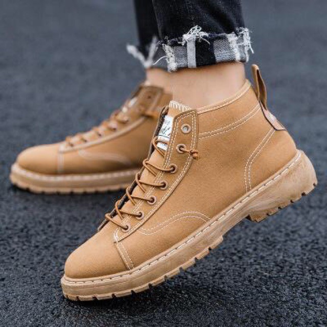 Giày thể thao nam nữ thời trang phong cách cao cấp đẹp giá rẻ 2019kiểu dáng cao thấp buộc dây đế cao( Đen Xám vải Chạy ) | BigBuy360 - bigbuy360.vn