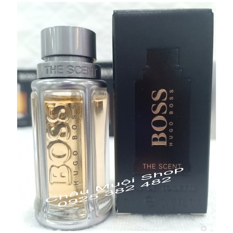 Nước Hoa Mini Boss The Scent For Men - 5ml Hugo Boss - Hàng Xách Tay Mỹ