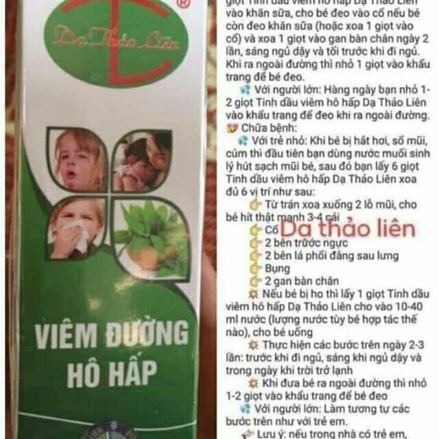 Tinh dầu gia truyền dạ thảo liên