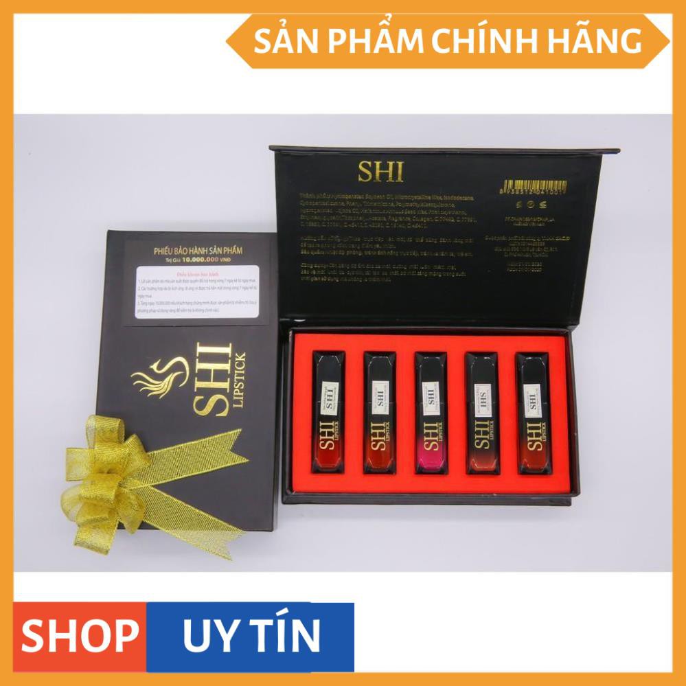 SÉT QUÀ TẶNG PHỤ NỮ - Son SHI không chì - Bền màu - Lên Màu Chuẩn - Hàng mới về 2021 V V V | BigBuy360 - bigbuy360.vn