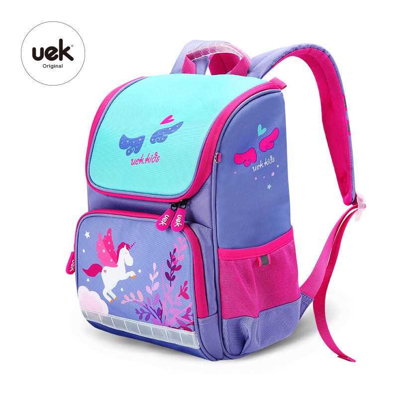 Ba lô uek chống gù ngựa cho bé tư lớp 1-3 siêu nhẹ full box