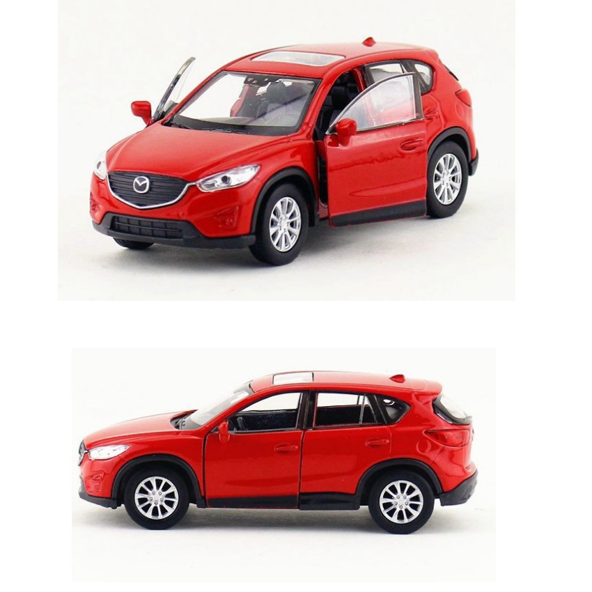 Xe mô hình ô tô Mazda CX5 tỉ lệ 1:36 bằng kim loại chạy cót xe đồ chơi trẻ em