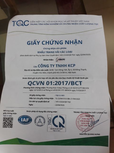 Khẩu trang y tế 4 lớp @ Ximax Pro CHẤT LƯỢNG CAO