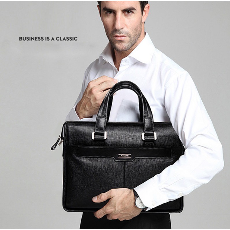 túi xách da thật hàng thương hiệu P.KUONE dùng vừa  laptop 15.6 icnh | BigBuy360 - bigbuy360.vn