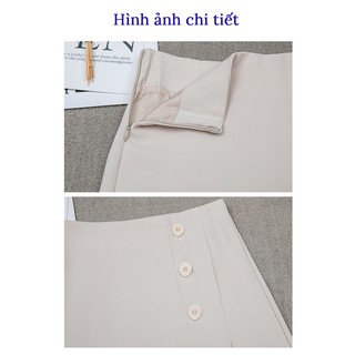 Chân váy công sở dài qua gối