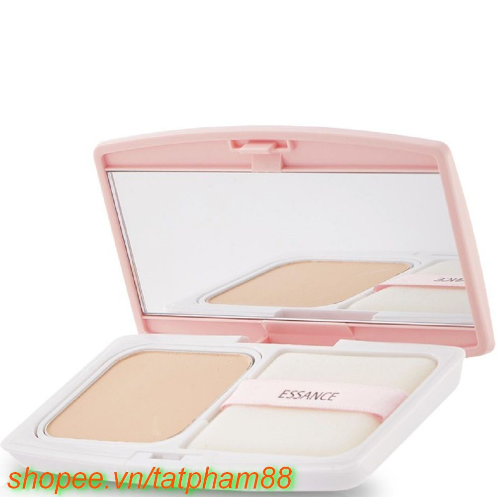 Phấn Nền Số 23 Tông Da Nâu Essance Siêu Mịn Lâu Trôi Veil Fit Two Way Cake Spf40 pa++ Chính Hãng.