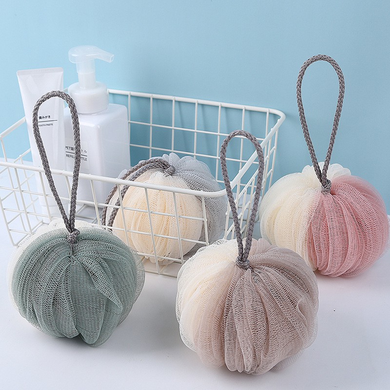 [Mua 2 tặng 1] Bông tắm tròn cao cấp PE/ Bath Sponge/ Bath pouf