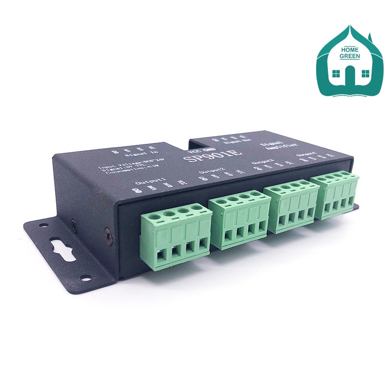 SP901E Bộ HUB mở rộng nhiều cổng điều khiển led full màu sắc ARGB WS2812B WS2811 UCS1903