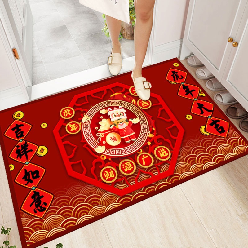ONE Thảm chùi chân mềm hình chữ nhật đa năng chống trượt 23''x15.8''