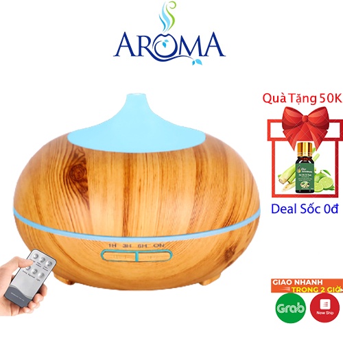 [Thơm Phòng Trong 30 Giây] Máy khuếch tán tinh dầu bí ngô 550ml, Máy xông tinh dầu Phun Sương Hơi Nước cao cấp