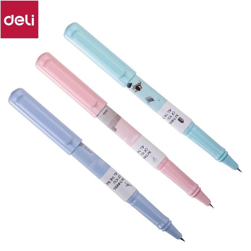 [GIFT] BÚT MÁY DELI - Xanh Dương/ Hồng/ Xanh lá - A919 [Deli]