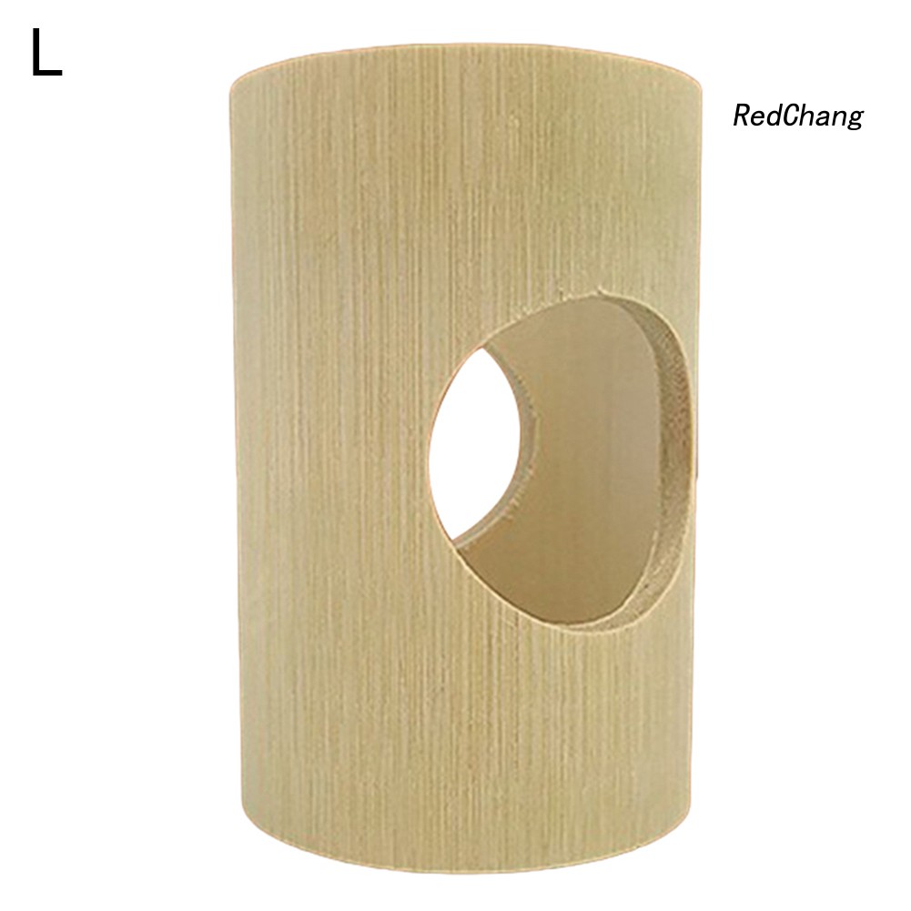 Ống Đường Hầm Gỗ Tre 2/ 4 Lỗ Cho Chuột Hamster