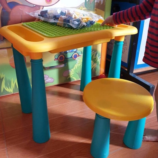 Bộ Bàn Ghế Lego Hàng Khuyến Mại Bobby