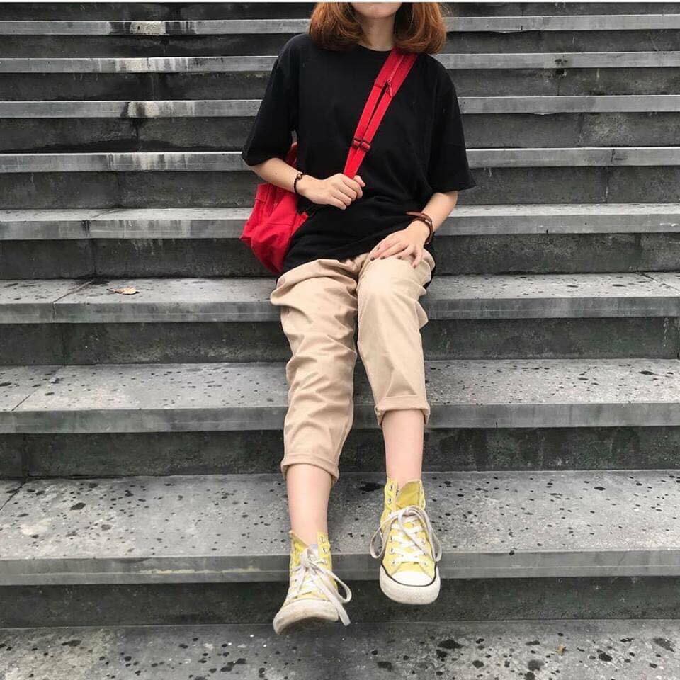 Quần kaki baggy kiểu ống suông mềm mịn siêu hot | BigBuy360 - bigbuy360.vn