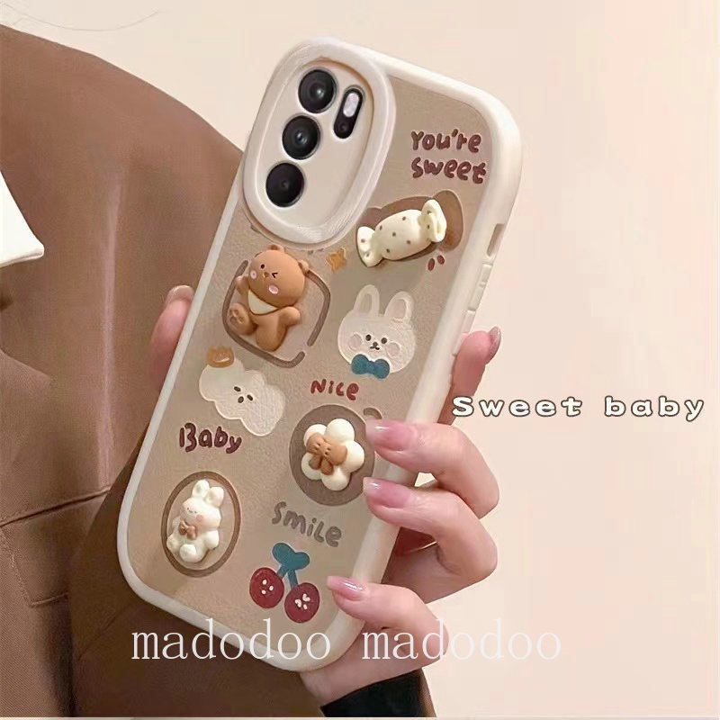 Cute Casing Samsung S23 S22 Ultra 5G S21 S20 FE S22+ S20+ Plus A54 A34 A24 A04 A14 A03 Core A71 A20S A53 A33 A52 A52S A03S A02S A10S A11 A12 M11 M12 A50 A50S A30S Cartoon Candy Bear Rabbit Flower Bow Strawberry Cherry Shockproof Soft Phone Case XPN 05