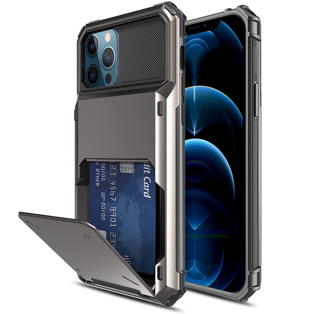 Ốp Bao Da Điện Thoại Có 4 Ngăn Đựng Thẻ Cho iphone 15 pro max / 14 pro max / 13 pro max / 12 / 11